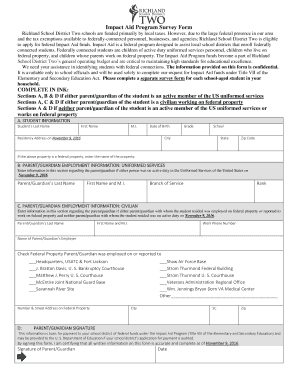 Impact Aid Program Survey Form Richland School District ... - richland2