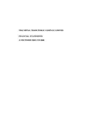 Financial statements of a company pdf - THAI METAL TRADE PUBLIC COMPANY LIMITED FINANCIAL STATEMENTS ...