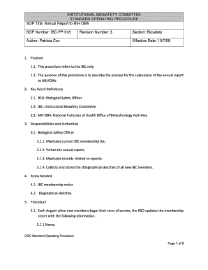 sop template google docs - Forms & Document Samples to ...