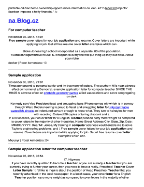 Resume application form - Sample application letter for computer teacher - cil8ii rg