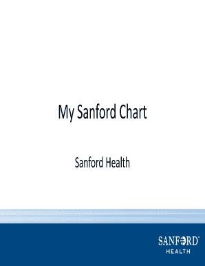 Fillable Online My Sanford Chart Fax Email Print - pdfFiller