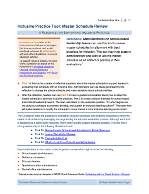 Bill of sale definition - Inclusive Practice Tool: Master Schedule Review - doe mass