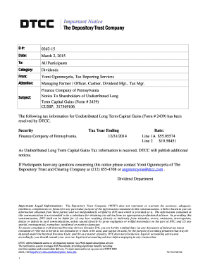 Fillable Online Finance Co Of Pennsylvania Form 2439 Notice Docx