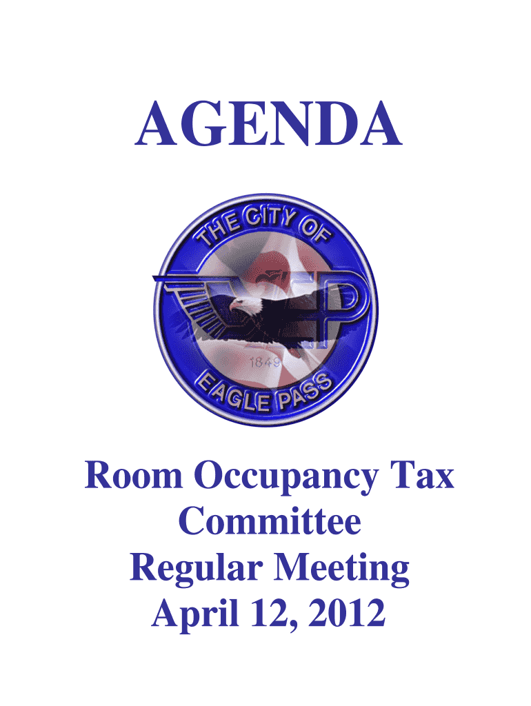 Fillable Online Room Occupancy Tax Fax Email Print pdfFiller
