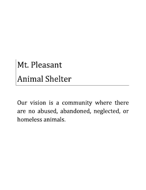 Mt. Pleasant Animal Shelter - njshelter