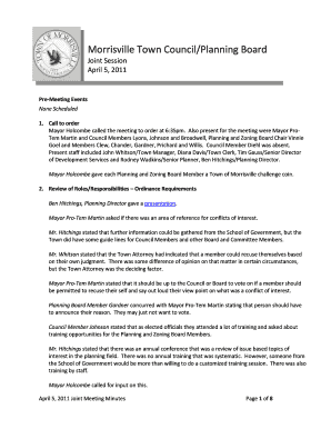 Morrisville Town Council/Planning Board - ci morrisville nc