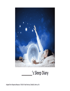 Fillable Online Two Week Sleep Diary - SleepAbility Fax Email Print ...