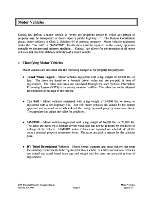 Kansas law defines a motor vehicle as every self-propelled device in which any person or