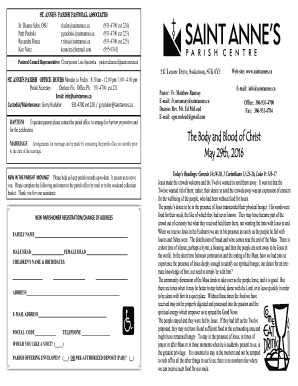 The Body and Blood of Christ - saintannes.ca