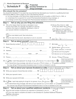 Income Schedule for