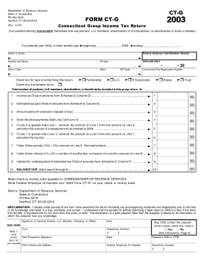 schedule g tax form