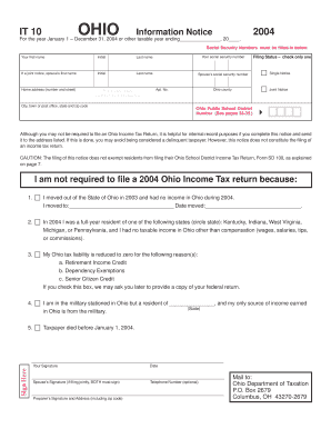 For the year January 1 December 31, 2004 or other taxable year ending , 20