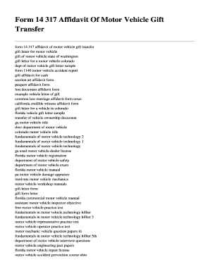 Notarized affidavit of common law marriage texas - Form 14 317 Affidavit Of Motor Vehicle Gift Transfer. form 14 317 affidavit of motor vehicle gift transfer