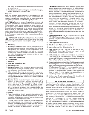 Fillable Online 2014 -PA Individual Income Tax Return - Instructions ...