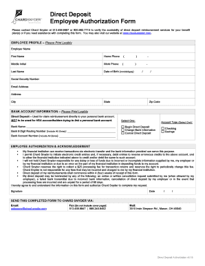 What is a direct deposit authorization form - Direct Deposit Authorization Form v5.15