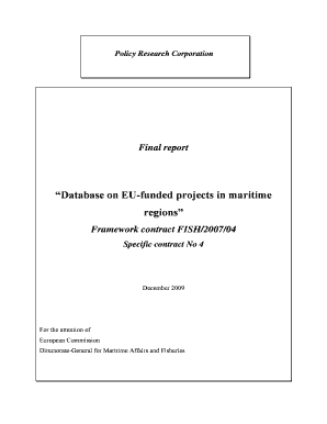 Policy Research Corporation - ec europa