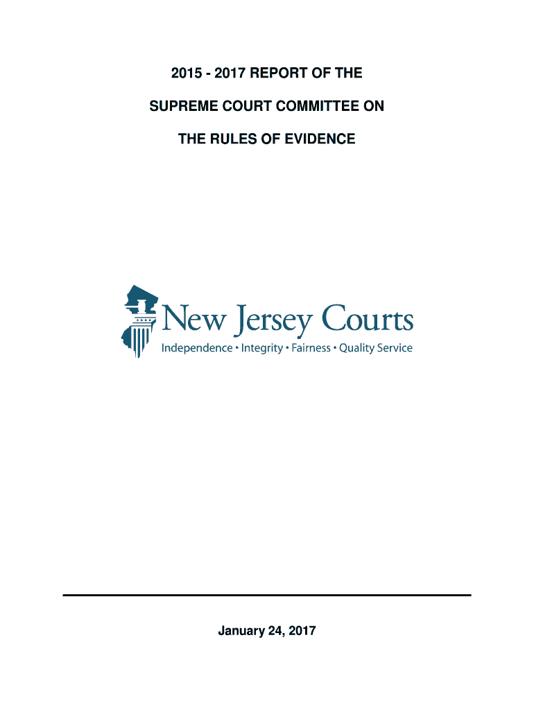 2015 - 2017 REPORT OF THE SUPREME ... - judiciary.state.nj.us Preview on Page 1