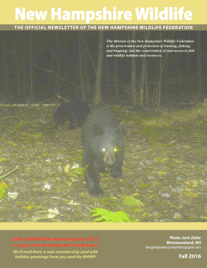 Fillable Online nhwf New Hampshire Wildlife - nhwf Fax Email Print - pdfFiller