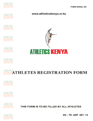 how to join athletics in kenya