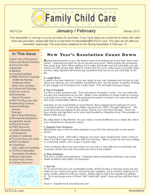 Funny family newsletter ideas - Ramsey County Family Child Care - c.ymcdn.com - mlfcca