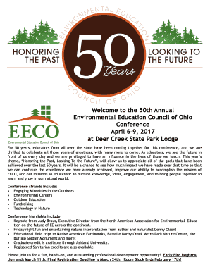 Download the Full Conference Registration Packet here - eeco wildapricot