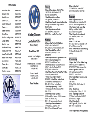 Fillable Online Printable Directory (PDF) - SGV Narcotics Anonymous Fax ...