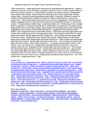 Sample Consent Form For Single Parent Travel PDF 34190a669f3cf466c0ee3197d7889660. Sample Consent Form For Single Parent Travel - hucmz