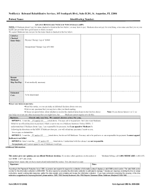 Medicare Patient form 2