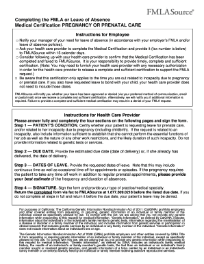 Certificate of leave of absence - Completing the FMLA or Leave of Absence Medical ...