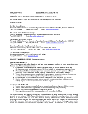 Fillable Online umaine Final report NRAC Sea urchin project - University of Maine - umaine Fax Fillable Online umaine Final report NRAC Sea urchin project - University of Maine - umaine Fax