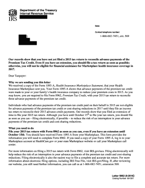 IRS Letter 5862