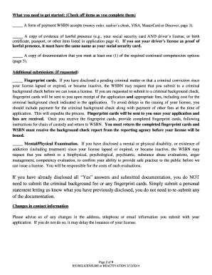 Wyoming Registered Nurse Licensure Application