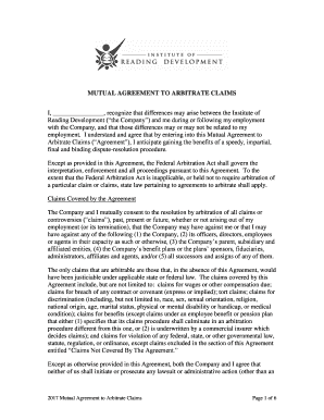 MUTUAL AGREEMENT TO ARBITRATE CLAIMS I - irdstoryln vo llnwd