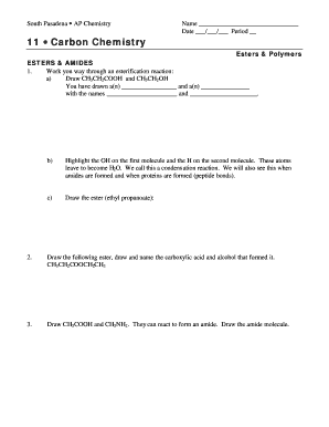 11 Carbon Chemistry - Resources for Chemistry and AP ...