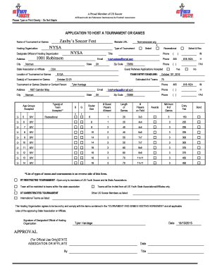 Fillable Online Zaxby S Soccer Fest Fax Email Print Pdffiller