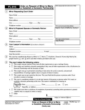 FL-915. Fillable Editable and Saveable California Judicial Council Forms