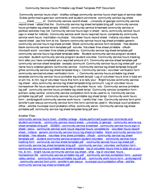 Allied community resources timesheets 2022 - Community Service Hours Printable Log Sheet Template PDF ffec0f45a4d4af3e366b596b0c4f04ab. Community Service Hours Printable Log Sheet Template - ynpsf