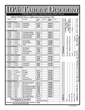 Editable printable shooting targets 11x17 - Fill Out ...