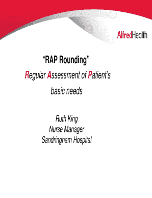 Fillable Online RAP Rounding Fax Email Print - pdfFiller