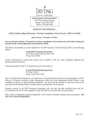 fillable online 16 23 884 portable ceiling lift irving isd fax va form 29 4125