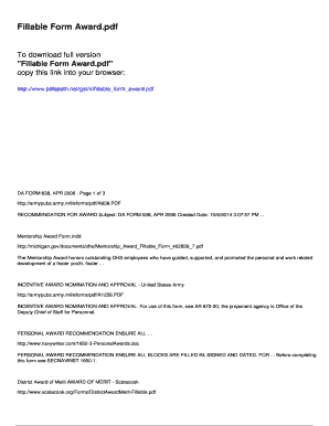 Da form 638 example - Form Award - pdfslibforme.com