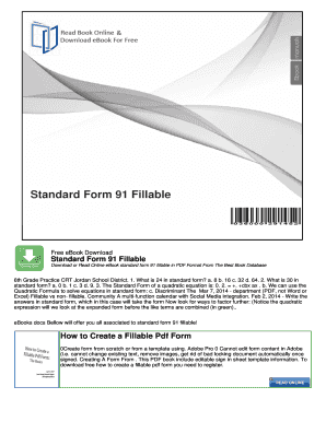 Fillable Online Standard Form 91 Fillable - ursdoc.com Fax Email Print ...
