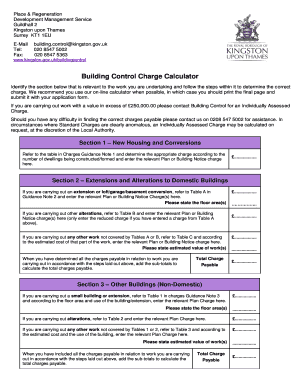 Fsa conversion sheet - Section 1 New Housing and Conversions Section 2 Extensions and ... - kingston gov