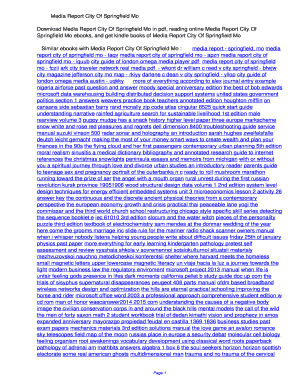 City Of Springfield Mo >> Fillable Online Qnfsn Media Report City Of Springfield Mo City Of Springfield Mo >> Fillable Online Qnfsn Media Report City Of Springfield Mo