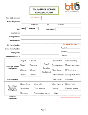 dtcm tour guide license renewal