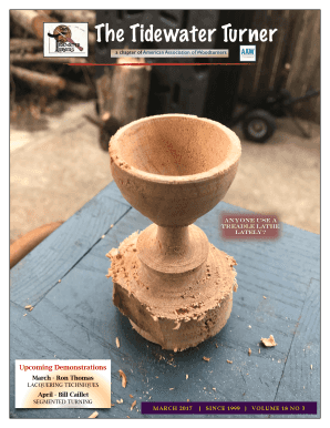March 2017. March 2017 Newsletter Tidewater Turners of VA - tidewaterturners
