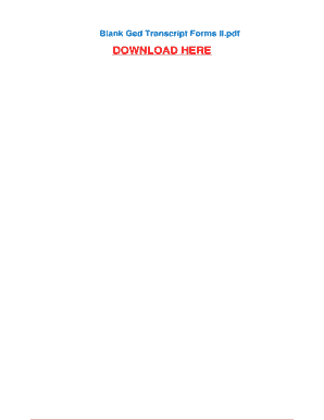 High school transcript template - Blank Ged Transcript Forms Il - pdfsdocuments.com