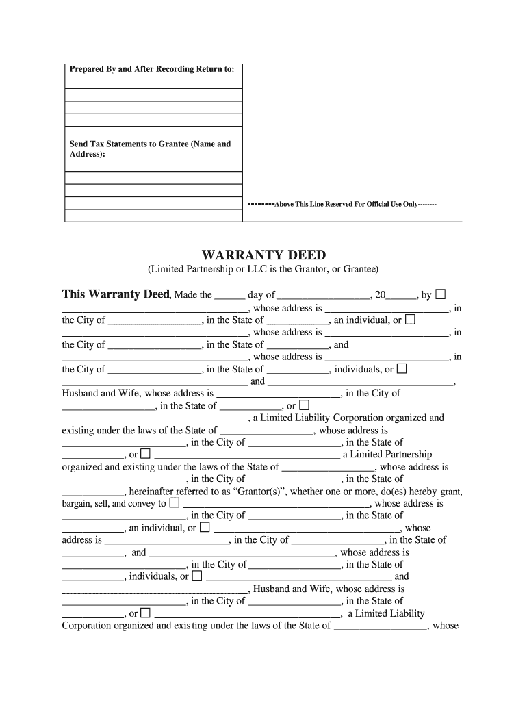 warranty deed arkansas Preview on Page 1