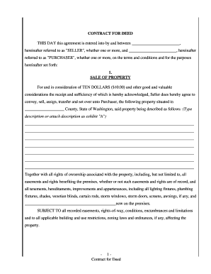 Contract for Deed