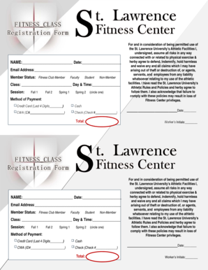 St. Lawrence University Athletic Facilities Waiver